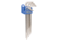Jeu de 9 clés torx longues percées