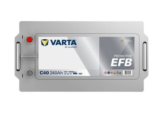 Pièces agricoles - Eclairage - Battery 12V 240Ah 1200A C40 VARTA Dynamic EFB