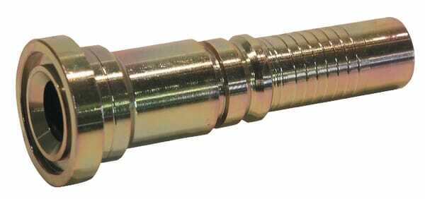 Pièces agricoles - Hydraulique - Racord à sertir 4SH-DN25+Bride Ø 47,6 mm