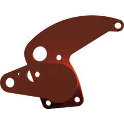 Pièces agricoles - Pièce divers - levier pivotant peint à droite