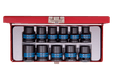 Coffret de douilles à choc 1/2" 11 pièces