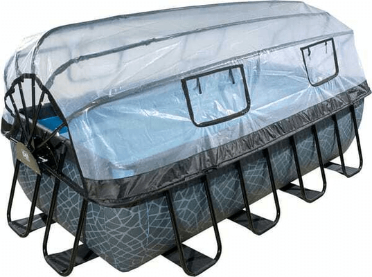 Loisirs - Jouets - Piscine hors-sol 4x2x1 m pierre