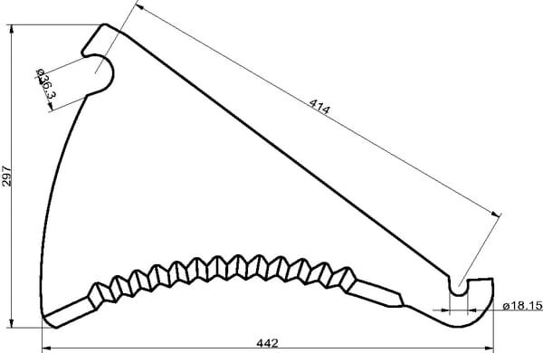 Pièces agricoles - Fenaison & élevage - Couteau d'ensilage Kemper