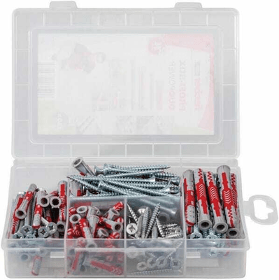 Pièces agricoles - Fasteners - PROFI-BOX DuoPower court/long + vis / Boite de 150