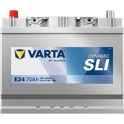 Pièces agricoles - Eclairage - Battery 12V 70Ah 630A E24 VARTA Dynamic SLI