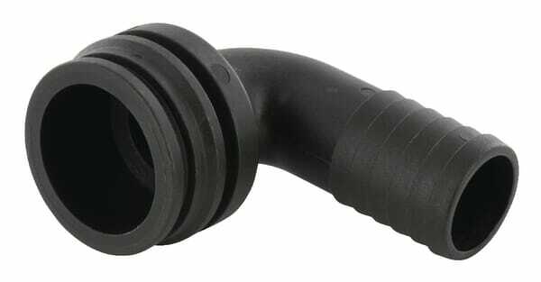 Pièces agricoles - Pièce Pulvérisateur - Raccord de tuyau 90° 32 mm avec connexion mâle T6