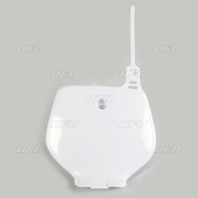 Pièces Quad & Motos - Plastiques - Plaque numéro frontale UFO blanc Yamaha