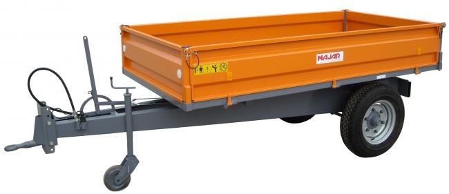 Materiels - Remorque espaces verts - BENNE MONO 2.5*1.3 PTAC1.5T FH