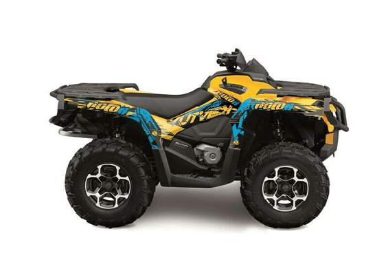 Pièces Quad & Motos - Equipement véhicule - Kit déco KUTVEK Rotor jaune Can-Am Outlander Max test