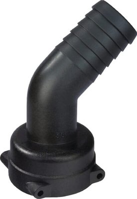 Pièces agricoles - Pièce Pulvérisateur - Raccord de tuyau 45° 50 mm avec connexion femelle T7