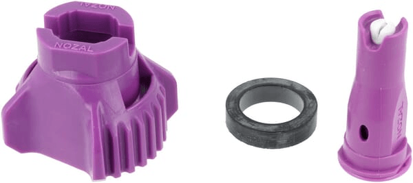 Pièces agricoles - Pièce Pulvérisateur - Jeu de buses à injection d'air (8 pièces) HDRX-A 120° 025 violet