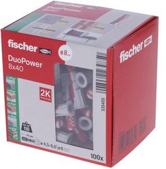 Pièces agricoles - Fasteners - Prise Duopower 8x40 100 pcs