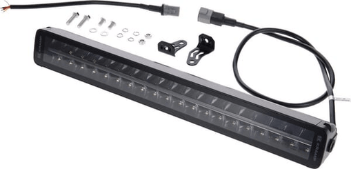 Pièces agricoles - Eclairage - Barre lumineuse de travail LED, 200W, 16800lm, rectangulaire, 12/24V, blanc/orange, 561x70x67mm prise Deutsch, Combo, droite, 4
