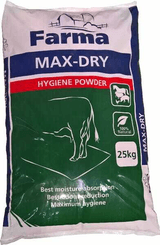 Pièces agricoles - Cloture,Jardin & Sylviculture - Poudre hygiénique Max-dry 25 kg