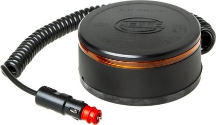 Pièces agricoles - Eclairage - Gyrophare à LED, ronde, 12-24 V, ambre, magnétique, Ø 149 mm x 60 mm, K-LED Rebelution Hella
