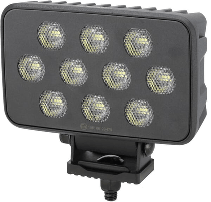 Pièces agricoles - Eclairage - Lampe de travail LED, 100W, 8950lm, rectangulaire, 12/24V, blanc, 150x112x52,7mm prise Deutsch, faisceau large, 20LED