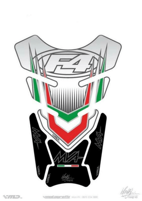 Pièces Quad & Motos - Equipement véhicule - Protection de réservoir MOTOGRAFIX 4pcs blanc MV Agusta