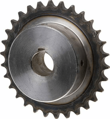 Pièces agricoles - Transmission - Pignon Simplex 30 dents chaîne 1/2" 08 B-1 alésé 25 mm Kramp