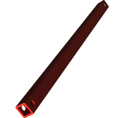 Pièces agricoles - Pièce divers - tube de support -peint--