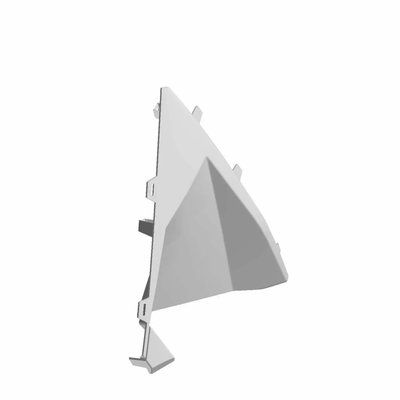 Pièces Quad & Motos - Pièces communes - PNL-DOOR,RR,PLAT,LH,H.METAL SM