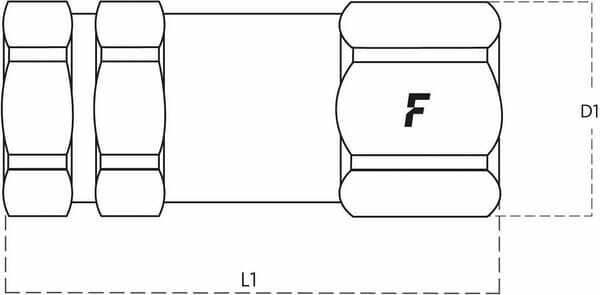 Pièces agricoles - Hydraulique - Clapet anti-retour mâle 3/8