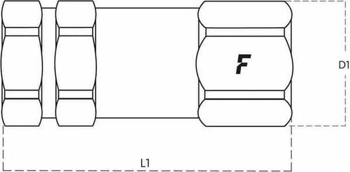 Pièces agricoles - Hydraulique - Clapet anti-retour mâle 3/8