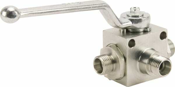 Pièces agricoles - Hydraulique - Vanne à bille 3/2-L - M16x1/5