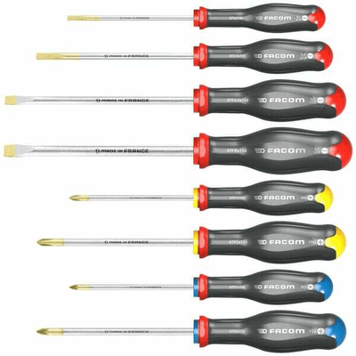 Outils - Outils divers - Jeu de 8 tournevis