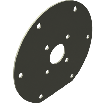 Pièces agricoles - Pièce divers - Flasque de fixation de moteur hydrauliqu
