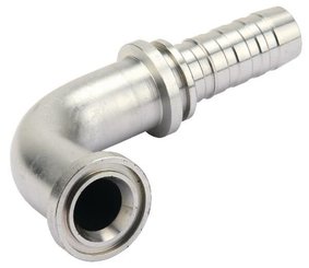 Pièces agricoles - Hydraulique - Racc. à sertir DN32+50,8 bride 90°
