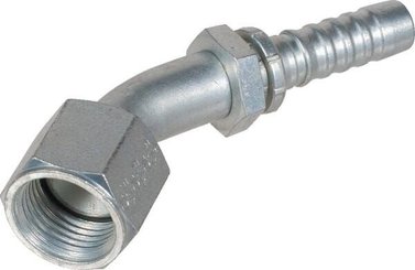 Pièces agricoles - Hydraulique - Racc. à sertir 45° DN13-7/8 JIC