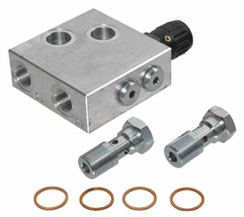 Pièces agricoles - Hydraulique - Soupape étrangl. 3 voies OMS