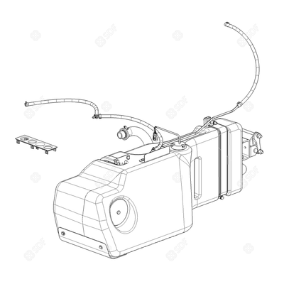 Pièces agricoles - Divers - KIT DEUXIÈME TANK PLASTIQUE