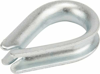 Pièces agricoles - Fasteners - Cosse-coeur zingué 4 mm