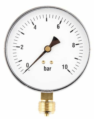 Pièces agricoles - Hydraulique - Manomètre Ø100 0-10bar ½"