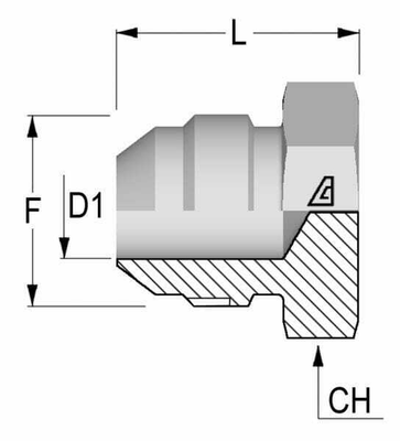 Pièces agricoles - Hydraulique - Bouchon 9/16 UNF
