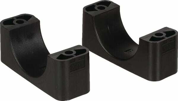 Pièces agricoles - Hydraulique - Demi-coq. noire lisse A6 52mm