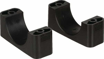 Pièces agricoles - Hydraulique - Demi-coq. noire lisse A6 52mm