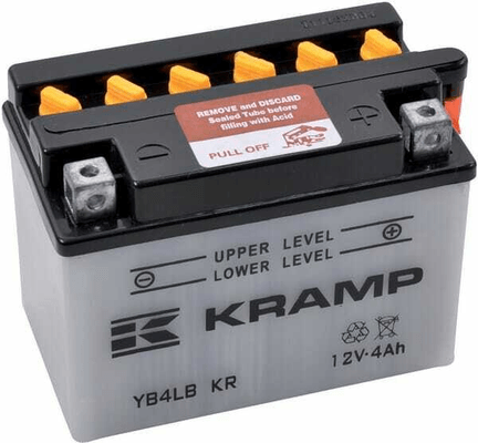 Pièces agricoles - Eclairage - Batterie 12V 4Ah 45A avec pack d'acide Kramp