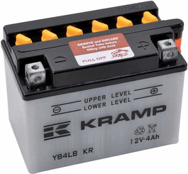 Pièces agricoles - Eclairage - Batterie 12V 4Ah 45A avec pack d'acide Kramp