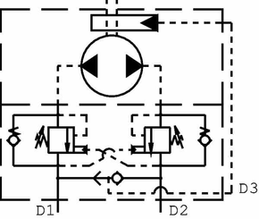 Pièces agricoles - Hydraulique - Soupape d'équilibrage OMR 1/2