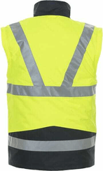 Vêtements et protections - Vêtement  - Parka Oui, jaune-bleu, taille XL, EU : 56 Hydrowear
