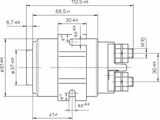 Pièces agricoles - Hydraulique - Relais pour DC-moteur 12V - 300A