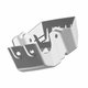 PAD-TUBE ROPS,4 PT Polaris origine