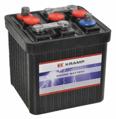 Pièces agricoles - Eclairage - Batterie 6V 66Ah 360A Kramp