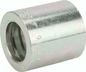 Pièces agricoles - Hydraulique - Jupe à sertir Ø34x35,5mm DN16 acier / zingué Alfagomma