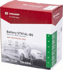 Pièces agricoles - Eclairage - Batterie 12V 14Ah 230A Kramp