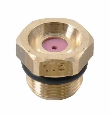 Pièces agricoles - Pièce Pulvérisateur - Buse à jet mirroir 6818 22° 1.5 dorée laiton Braglia