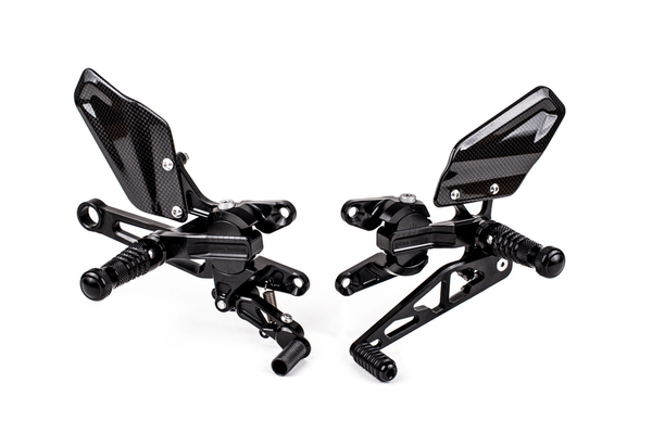 Pièces Quad & Motos - Equipement véhicule - Commandes reculées ajustables GILLES VCR38GT noir Aprilia