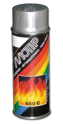 Pièces Quad & Motos - Outillage - Peinture haute température MOTIP Argent - Spray 400 ml